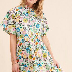 Ro's Garden Vibeka Ruffle Dress Sz XS